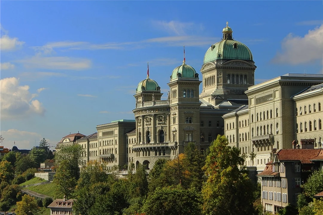 The heart and head of consensus politics: Parliament and federal offices, Bern