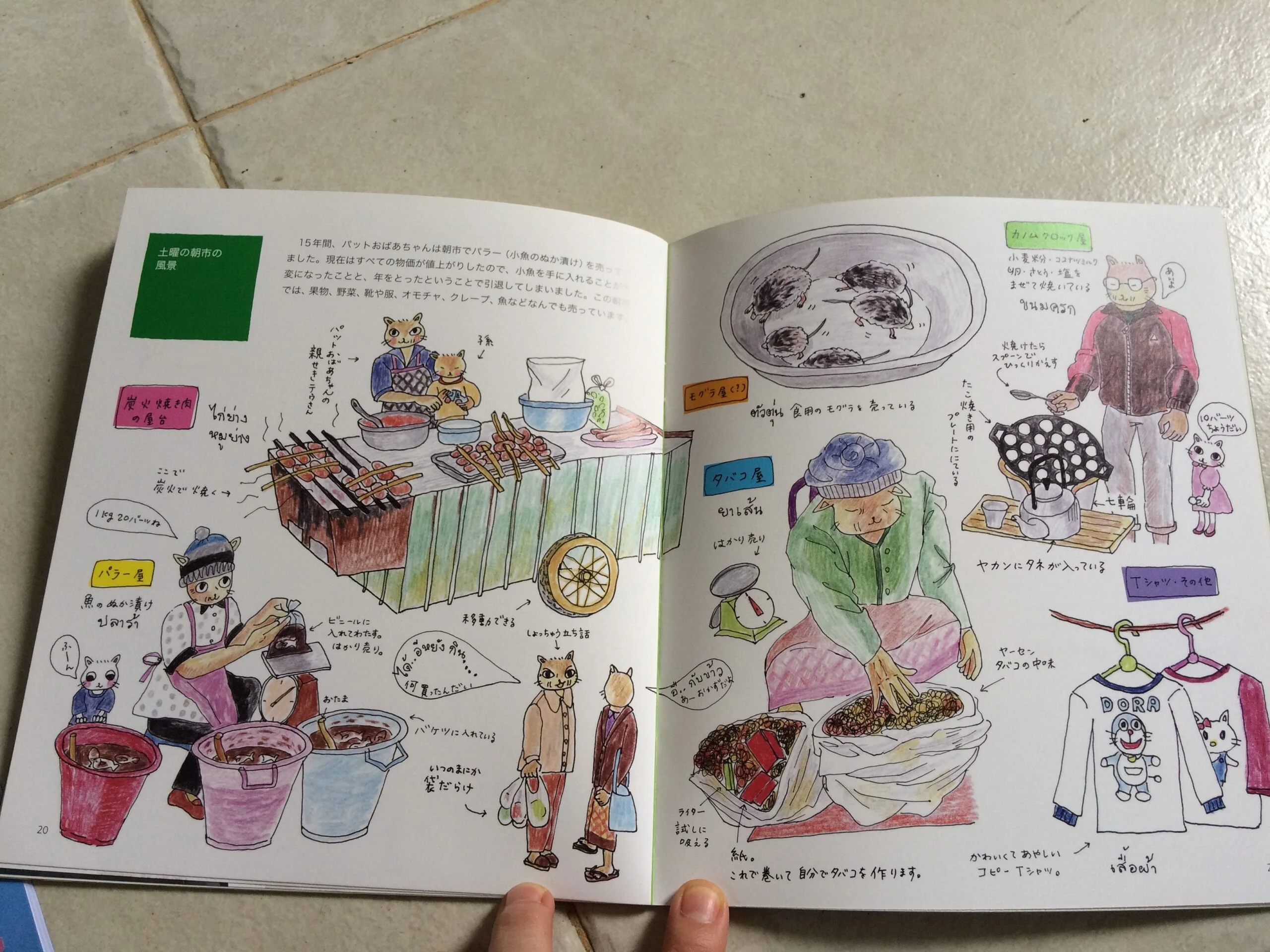 การ์ตูนหัวเป็นแมว ตัวเป็นคน เรื่องแม่สามีทำปลาร้าส่งไปขายในญี่ปุ่น