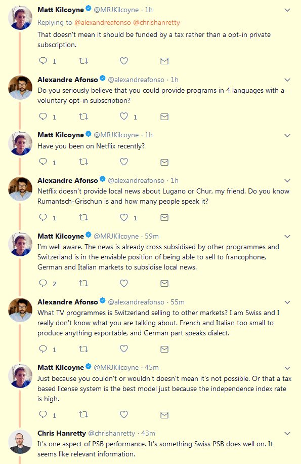 ‘Have you been on Netflix recently?’ A taste of the debate | Twitter