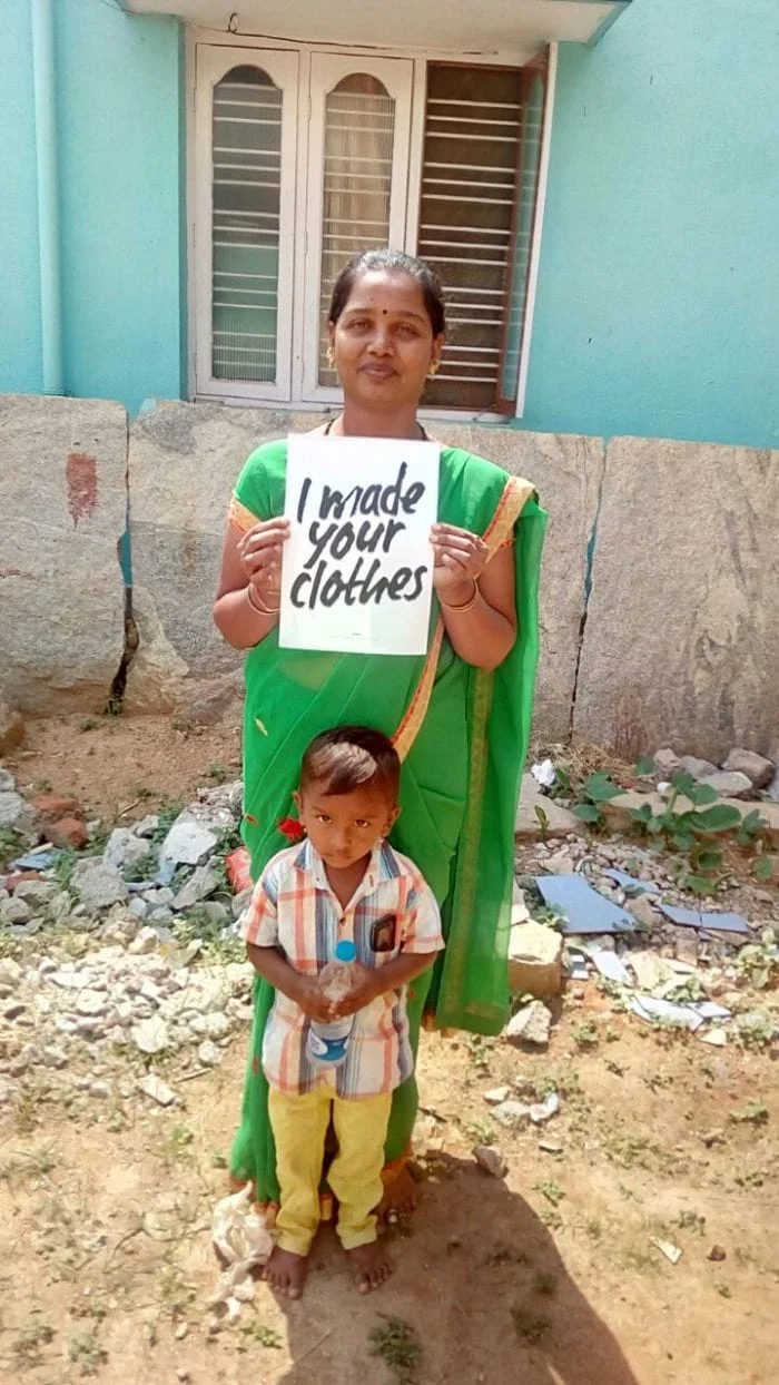 I made your clothes Fashion Revolution