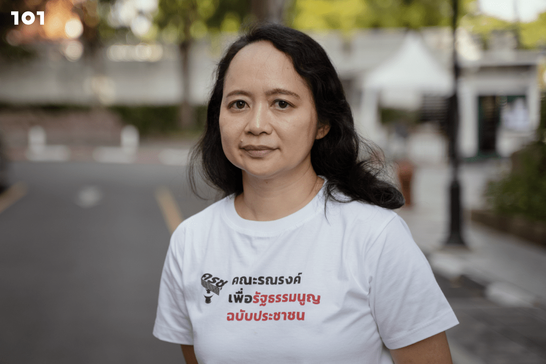 ชลิตา บัณฑุวงศ์ อาจารย์ประจำภาควิชาสังคมวิทยาและมานุษยวิทยา คณะสังคมศาสตร์ มหาวิทยาลัยเกษตรศาสตร์ ผู้เป็นหนึ่งใน 12 คนที่ถูกฟ้อง