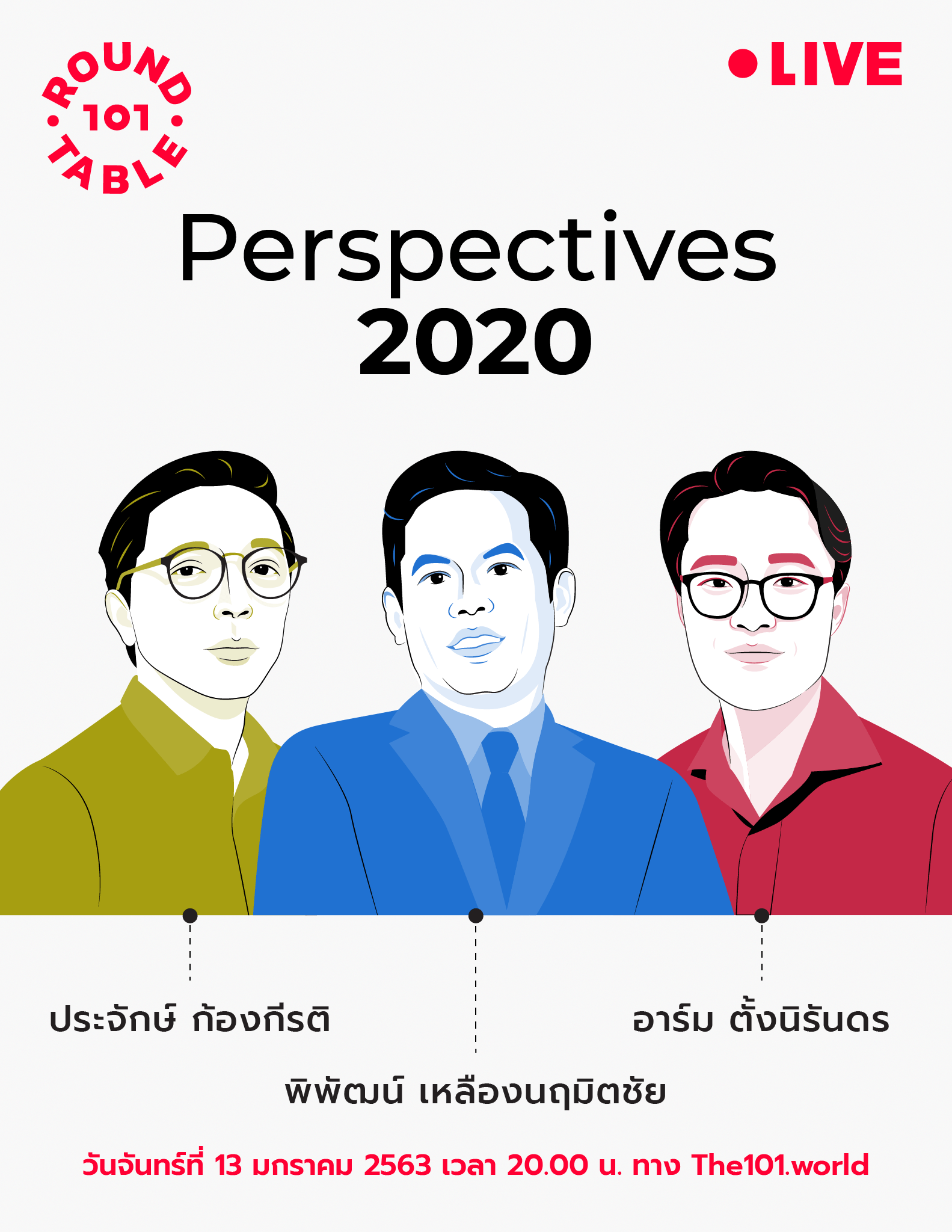 101 Round Table "จับตาอนาคตไทยและโลก ปี 2020"