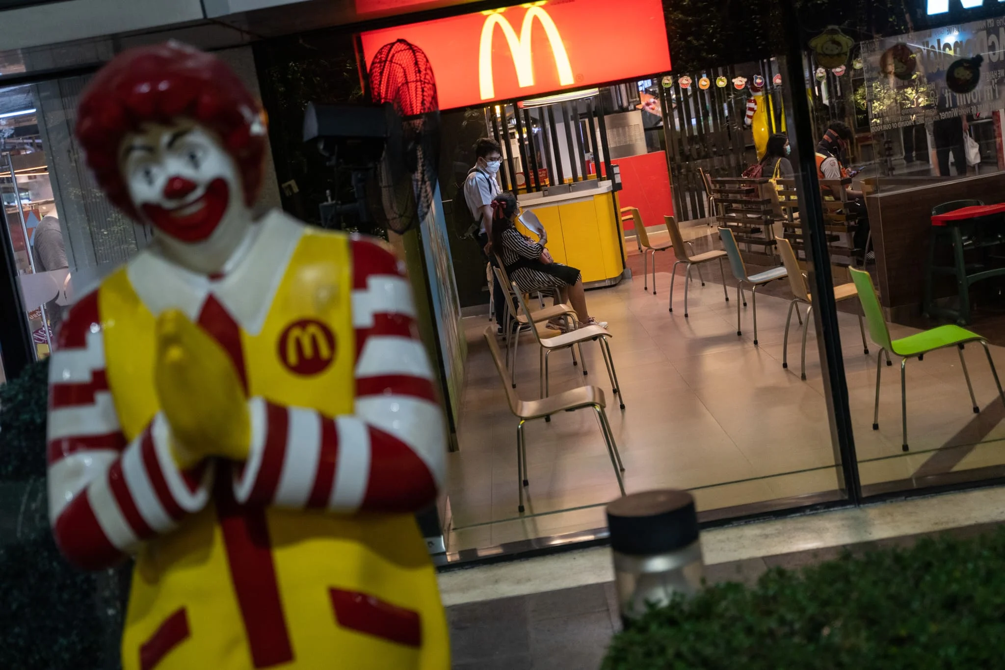 McDonald ชุมนุม ไทย