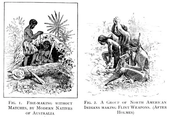 ภาพประกอบรูปชนพื้นเมืองจากหนังสือ Ancient Times