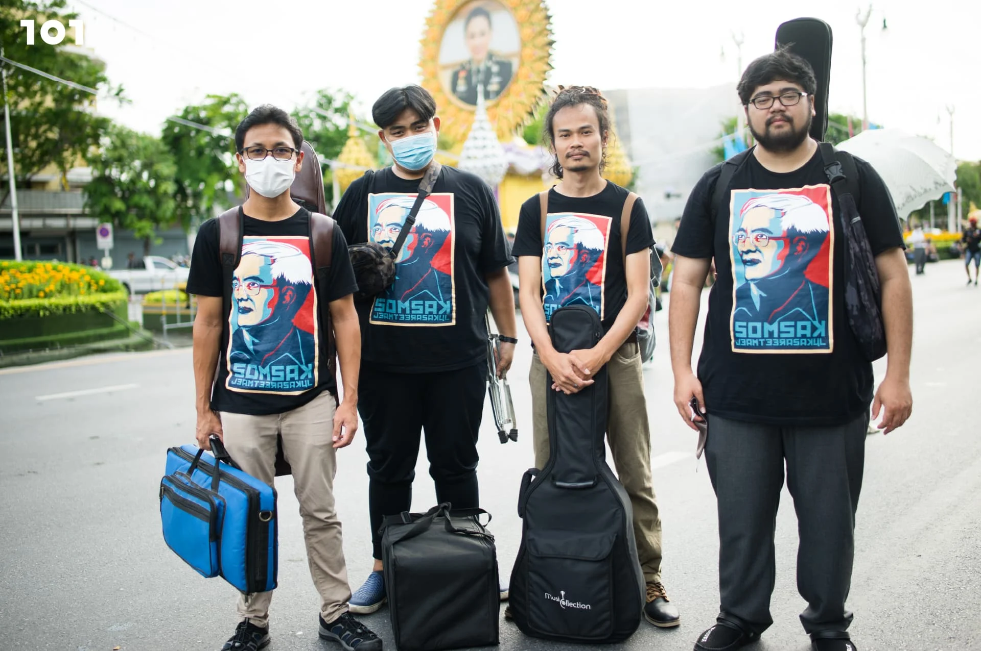 หลากความฝันของประชาชนปลดแอก ชุมนุม ม็อบ นักเรียน นักศึกษา วงดนตรี
