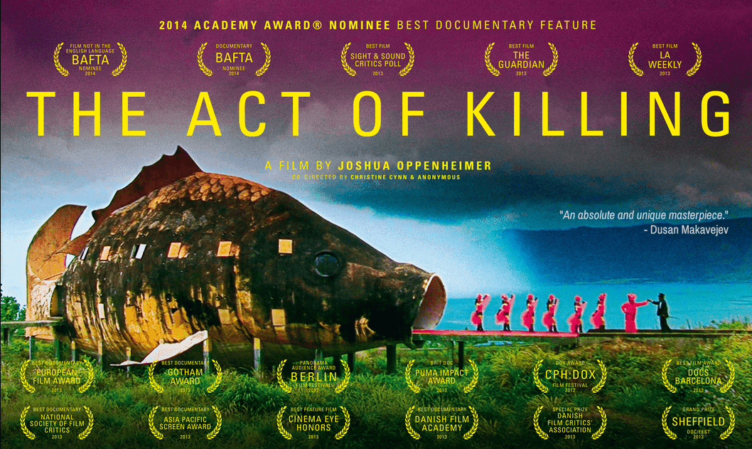 โปสเตอร์ภาพยนตร์สารคดีเรื่อง The Act of Killing