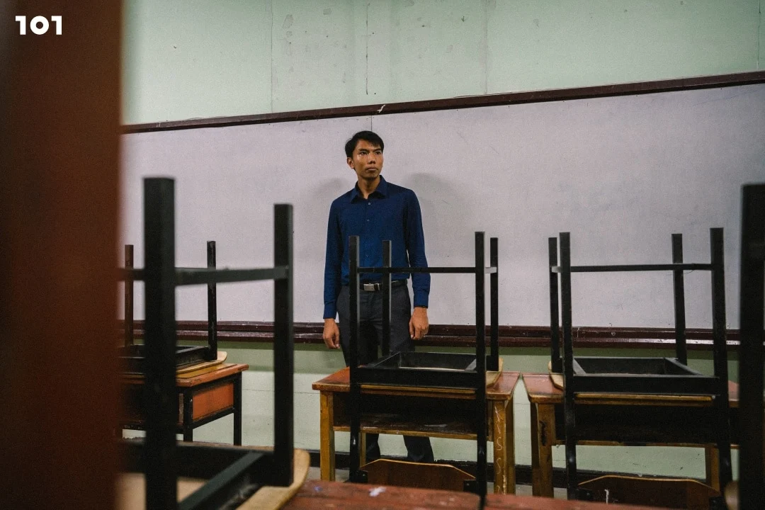 ครูทิว-ธนวรรธน์ สุวรรณปาล ครูวิชาสังคม “ผู้อยู่เคียงข้างนักเรียน” จากโรงเรียนราชดำริ และเครือข่ายครูขอสอน