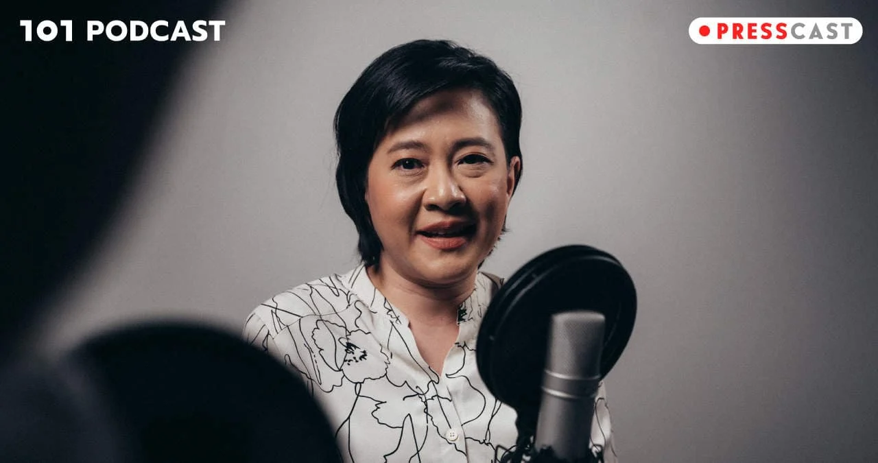 PRESSCAST EP.17 : หลังเวทีผู้ประกาศข่าว ‘ประวีณมัย บ่ายคล้อย’